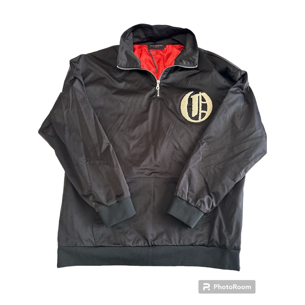 Only The Blind Slip on jacket black red size XL